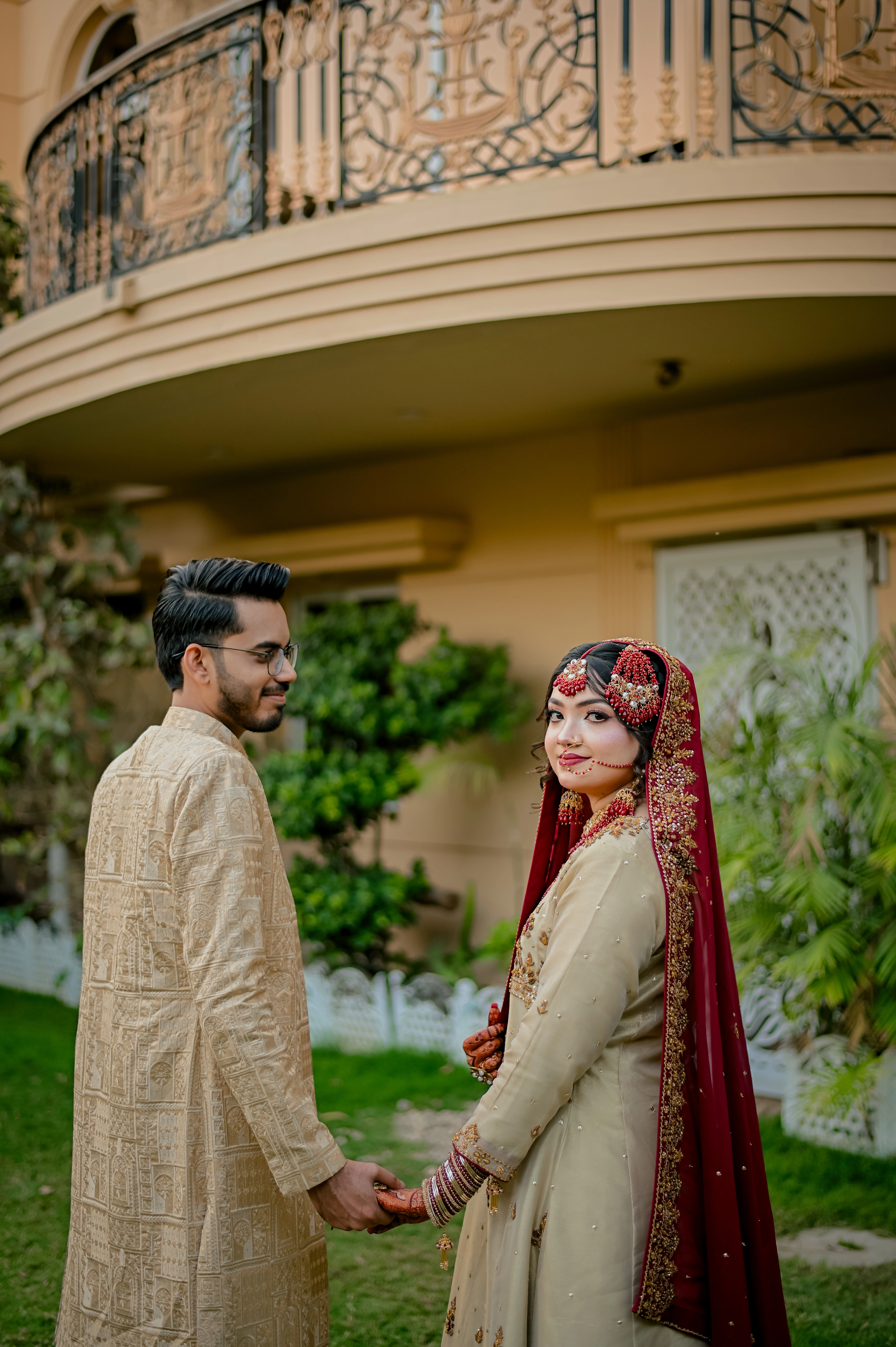 A treasured wedding moment